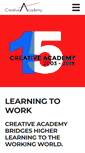 Mobile Screenshot of creative-academy.com